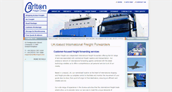 Desktop Screenshot of carltonfreight.com